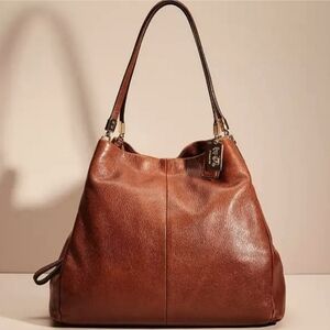 Coach Brown Leather Shoulder Bag